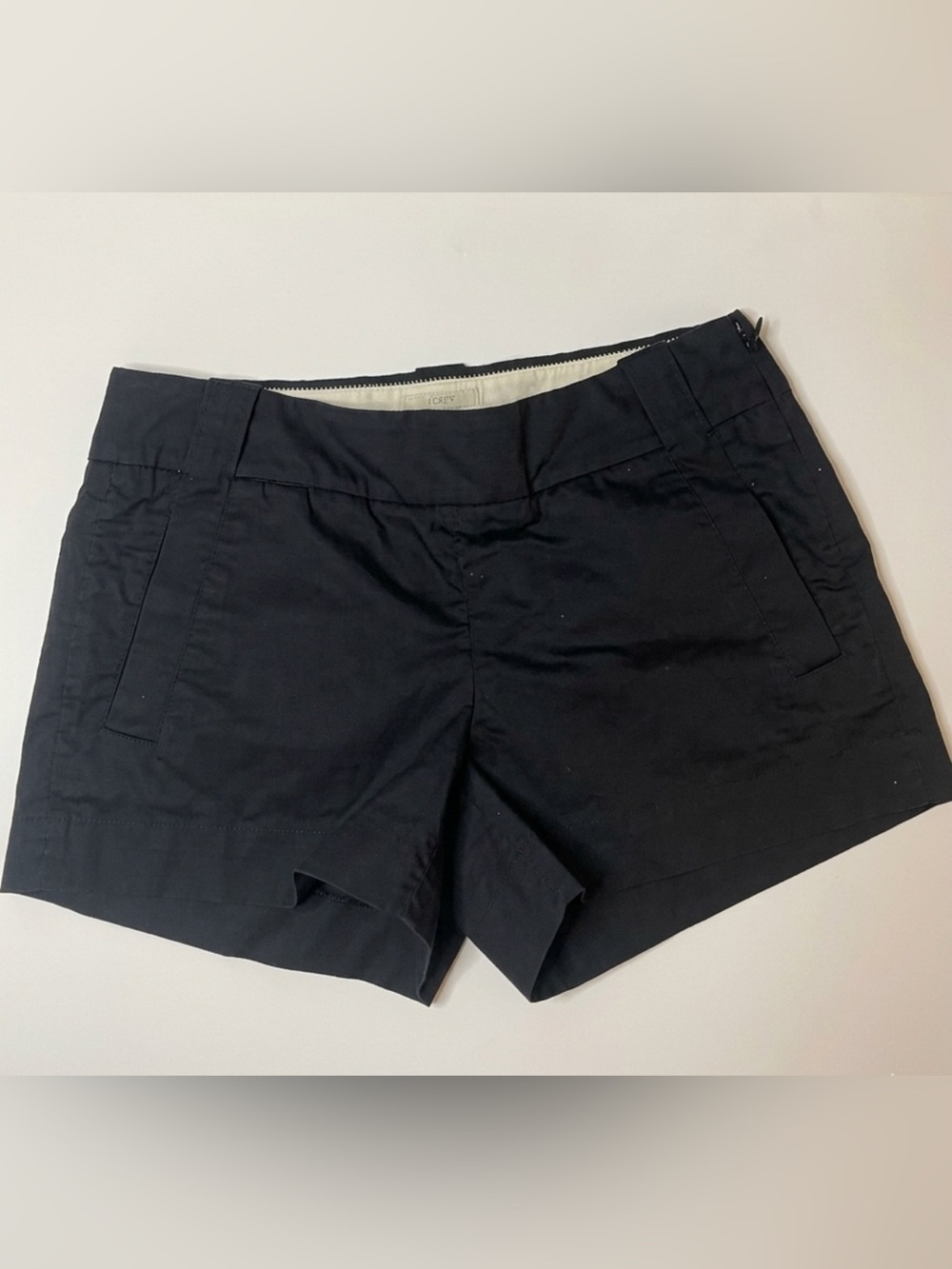 J crew Tailored Black Women’s Shirts 2” Inseam Side Zip Size 00 XS, Jcrew